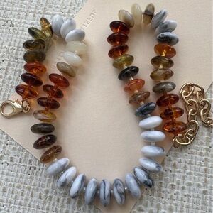 Honey Maple Resin Necklace